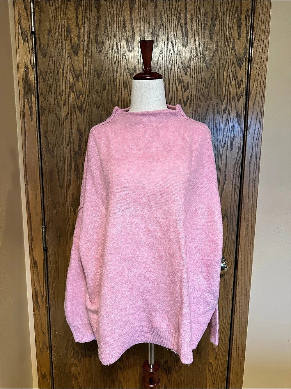 PINK CLOVER Oversized Pink Sweater